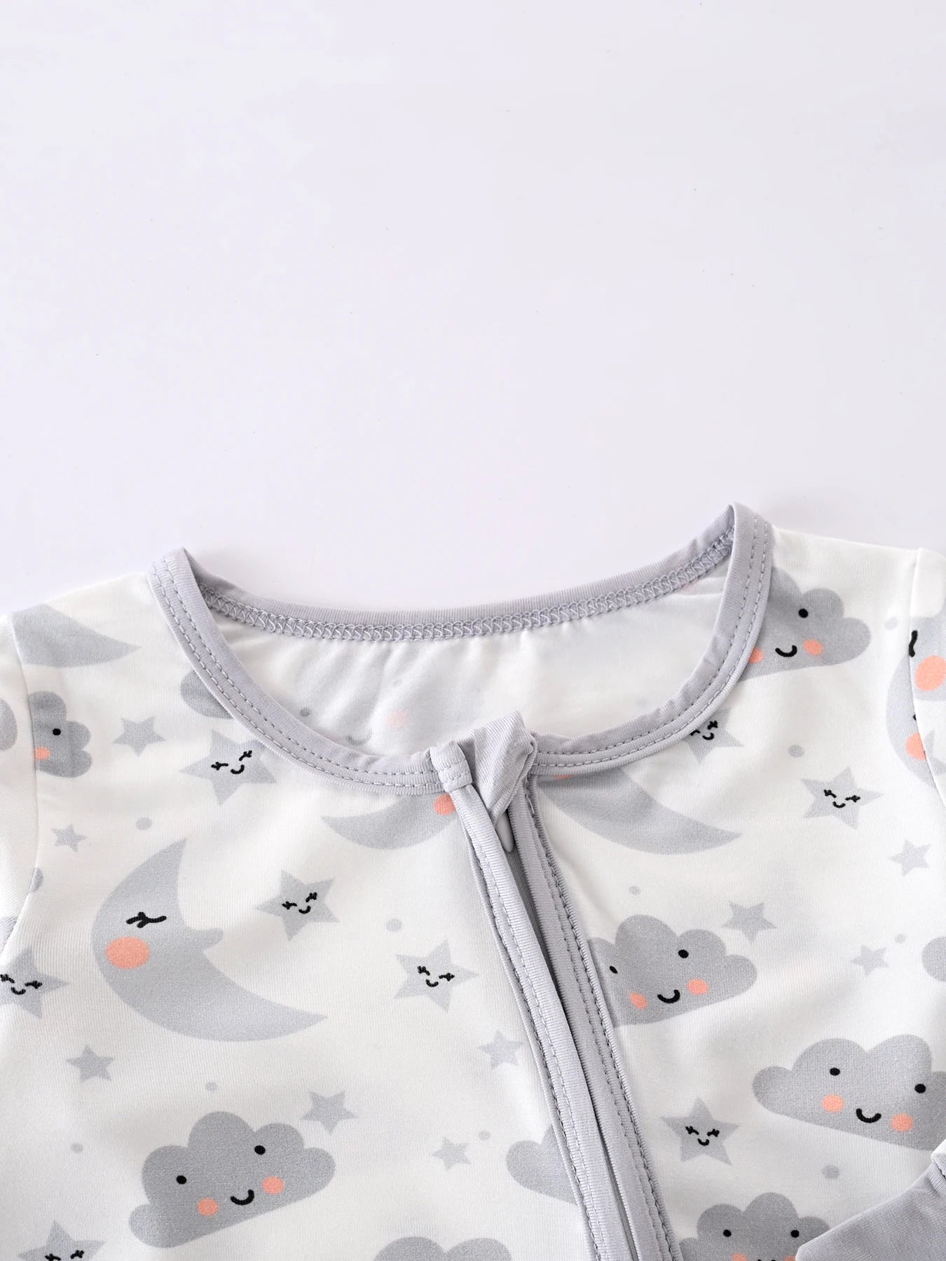 Neugeborenes Baby-Body mit Reißverschluss für alle Jahreszeiten, Jungen, langärmelig, Strampler, Kleidung, Mädchen, Rundhals-Body, 0–1–3–6 Monate.