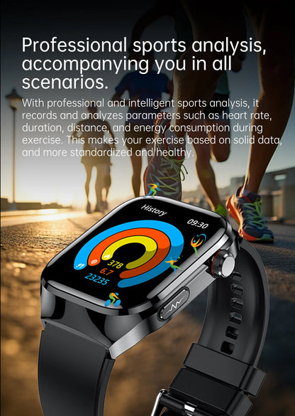 2025 New For XIAOMI Uric acid Blood lipids Smart Watch Men ECG+PPG Blood pressure Blood oxygen Bluetooth Call Health Smartwatchs