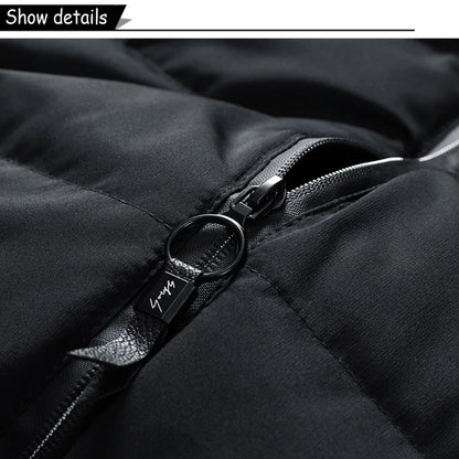 Men Autumn Sleeveless Outdoors Casual Solid Warm Vest Men Winter Detachable Hooded Fleece Pocket Zipper Fashion Vest Male Coat.