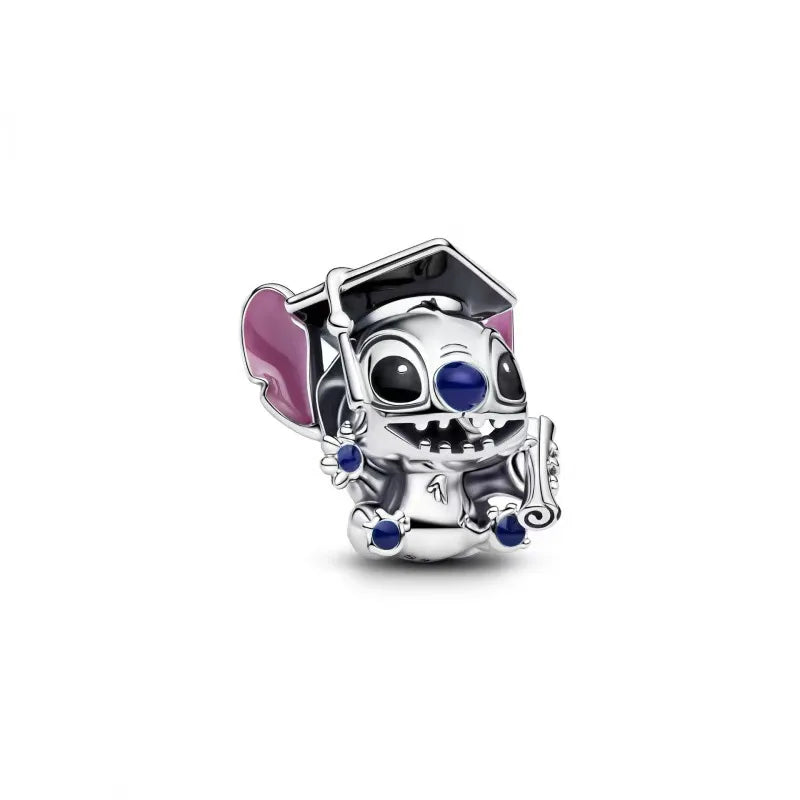 New fashion 100% S925 sterling silver Disney All-Star pendant beads, suitable for the original Pandora bracelet, women's fashion