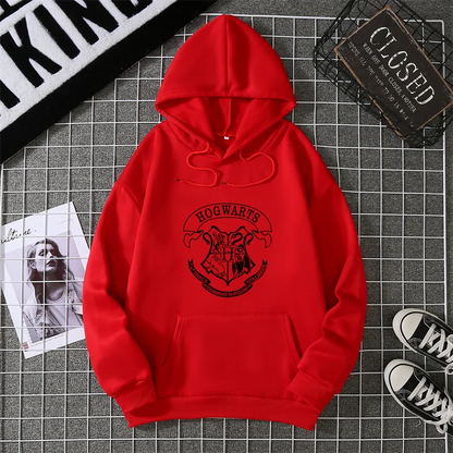 2025 Fashion Hogwarts Printed 2d Hoodies Women Sweatshirt Autumn Winter Long Sleeves Y2k Casual Loose Tops Oversized Hoodies.