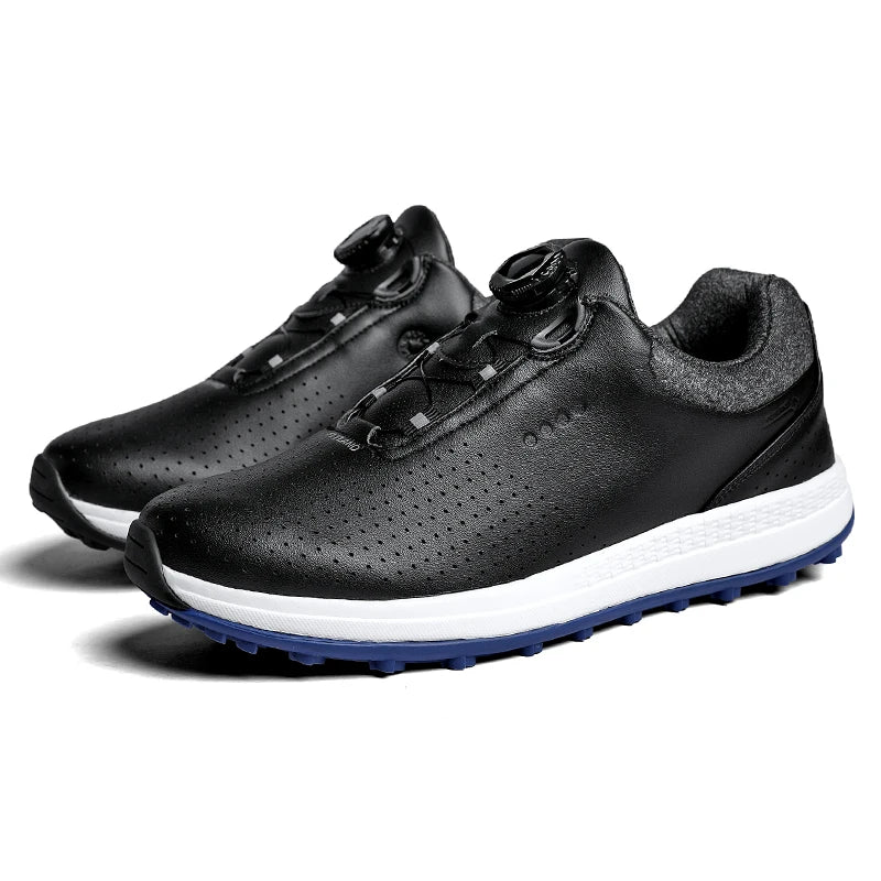 Breathable Luxury Golf Shoes Men Comfortable Outdoor Spikeless Golf Sport Training Sneakers Non-Slip Waterproof Walking Footwear