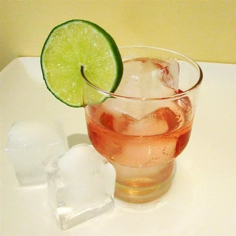 New 15 Grid Silicone Ice Cube Mold Big Tray Mold Ice Cube Maker Non-toxic Durable Bar Pub Wine Ice Blocks Maker.