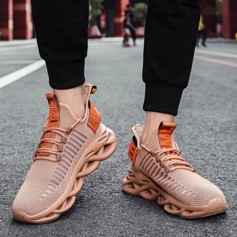 MAEDEF Shoes Men Sneakers Breathable Women Running Shoes Lightweight Anti-slip Sports Shoe Outdoor Lace Up Tennis Women Sneakers.