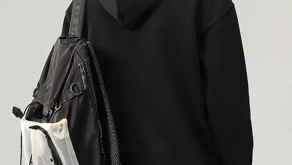 470G-570G HeavyWeight Cotton New Autumn Casual Men's Top Solid Color Loose Pullover Hoodies Sweatshirt Long-Sleeve Men Clothing.