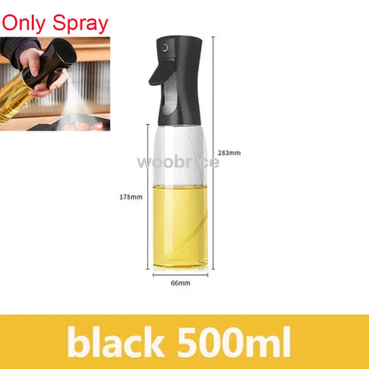 2in1 Kitchen Spray Oil Dispenser Oil Sprayer Polisher or Oil Brush for Air Fryer Salad Grilling Roasting Cooking Kitchen Acceeso.