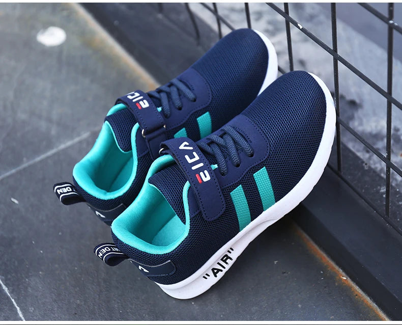 Kids Fashion Sneakers Boys Girls Tennis Shoes Mesh Breathable  Running Shoes Lightweight Outdoor Children's Sports Walking Shoes.