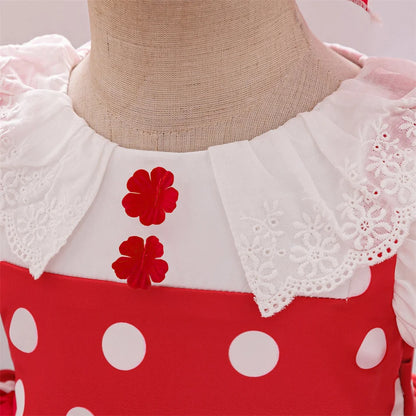 Mädchen Martha Cosplay Prinzessin Kleid Kleinkind Cartoon Bär Bühne Leistung Kleidung Kinder Karneval Party Maskerade Kleidung.