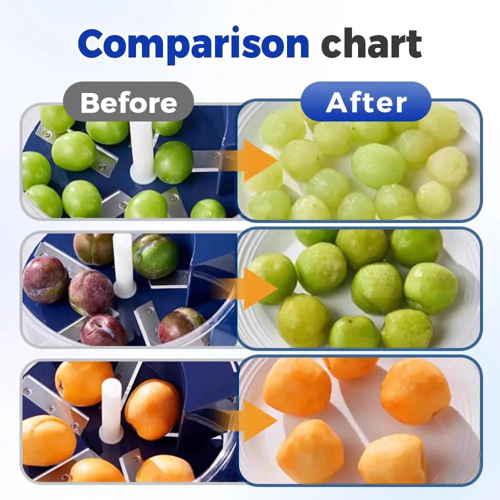 2025 Upgrade 2-in-1 Electric Garlic & Fruit Peeler - Effortless Peeling in 20 Seconds,Easy to Clean, Remover Tool for Kitchen.