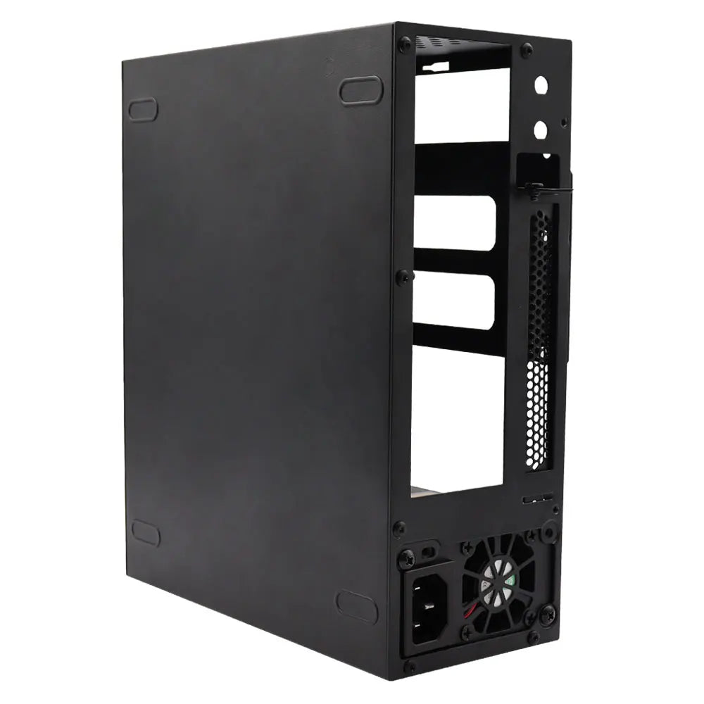 HTPC Computer Case Mini ITX Gaming PC Chassis Desktop Chassis USB3.0 Computer Case Home Computer Case Black and Silver.