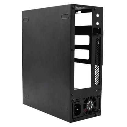 HTPC Computer Case Mini ITX Gaming PC Chassis Desktop Chassis USB3.0 Computer Case Home Computer Case Black and Silver.