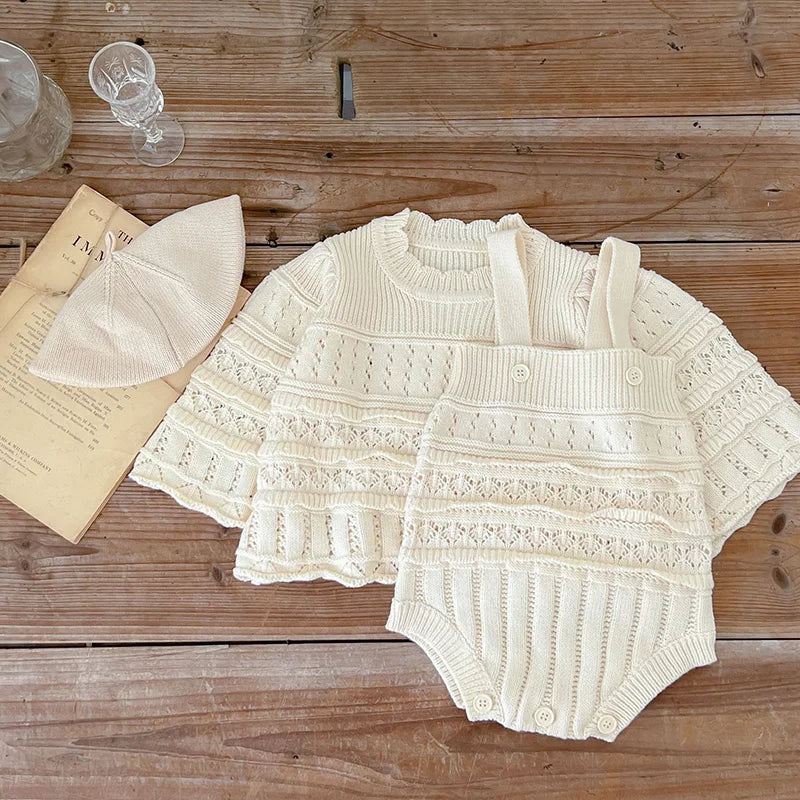 MILANCEL 2023 Baby-Bodys, gestrickt, für Kleinkinder, Mädchen, Kleidung, Kleinkinder, einteilig, Jungenkleidung.