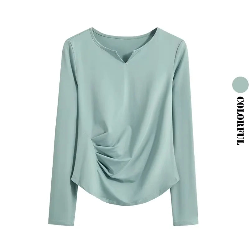 DRUR Autumn Yoga Set 2 Piece Sportswear Outfit Women Long Sleeve Workout Top High Waist Leggings Suit Tennis Sets 2pcs Tracksuit