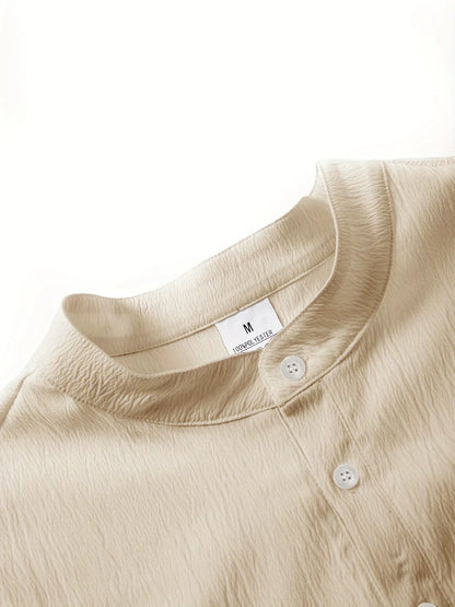 Men's Long Sleeve Shirt and Pants Suits Men Beach Wear Tracksuit Solid Color Shirts Sweatpants Hawaiian Vacation Men's Clothing.