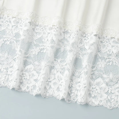 Tossy White Casual Lace Long Skirt For Women Slim High Waist Patchwork Elegant Commute Clothes Summer 2025 Female Maxi Skirt New.