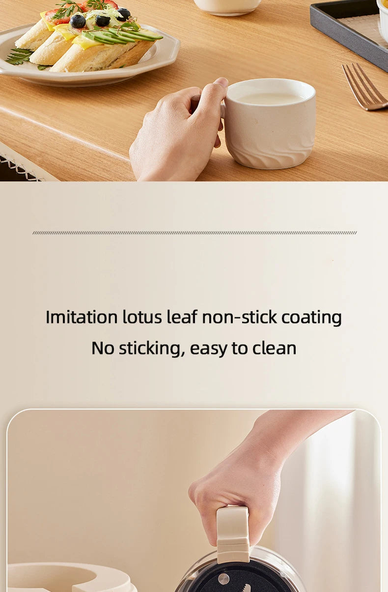 1.5L Soybean Milk Machine Wall Breaking Machine with Soundproof Cover Multifunctional Fruit Vegetable Juicer Automatic Blender.