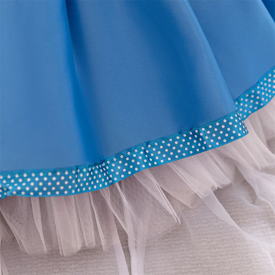 Mädchen Martha Cosplay Prinzessin Kleid Kleinkind Cartoon Bär Bühne Leistung Kleidung Kinder Karneval Party Maskerade Kleidung.