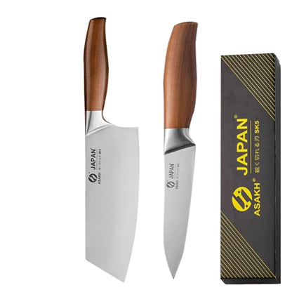 Professional Japanese Kitchen Knives Santoku Knife Stainless Steel Fish Fillet Slicing Meat Cleaver Chef Knife Cooking Tools.