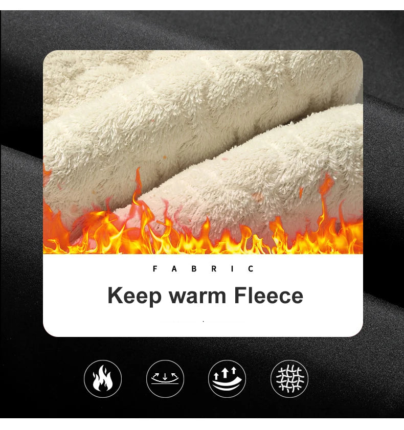 M-8XL Men's Down Pants Plus Size Winter Three-layer Windproof and Waterproof Large Size Plus Velvet Thick Warm Casual Joggers.