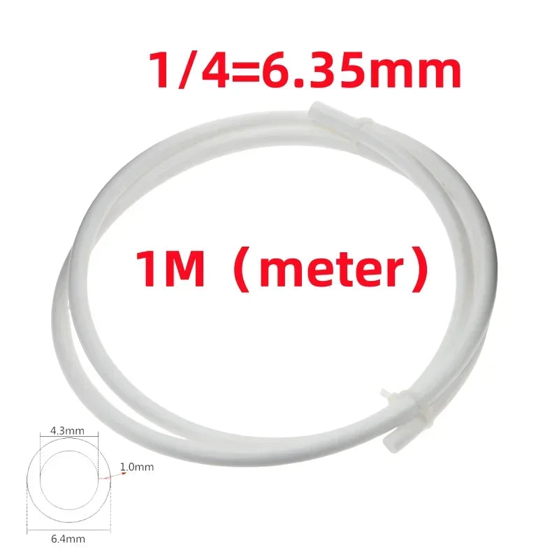 1/5/10/20meter Food Grade 1/4" 3/8" PE OD NSF Certified Tubing for Reverse Osmosis De-ionized Water Purifier Filtration Systems
