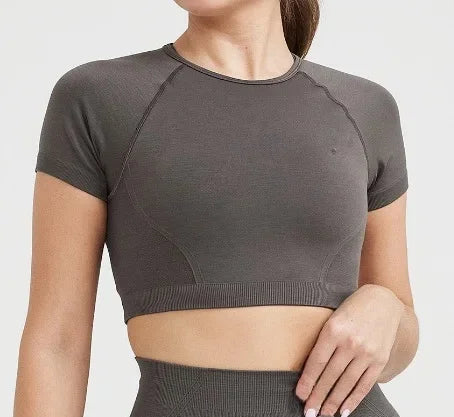 Seamless High-Quality Yoga Suit Effortless Oneractive Tight Scrunch Peachy Butt Gymwear Fitness Clothing For Women