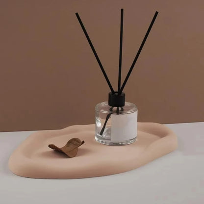 Creative Irregular Cloud Tray Silicone Mold Diy Oval Round Plaster Concrete Jewelry Storage Tray Home Decoration Casting Mold.