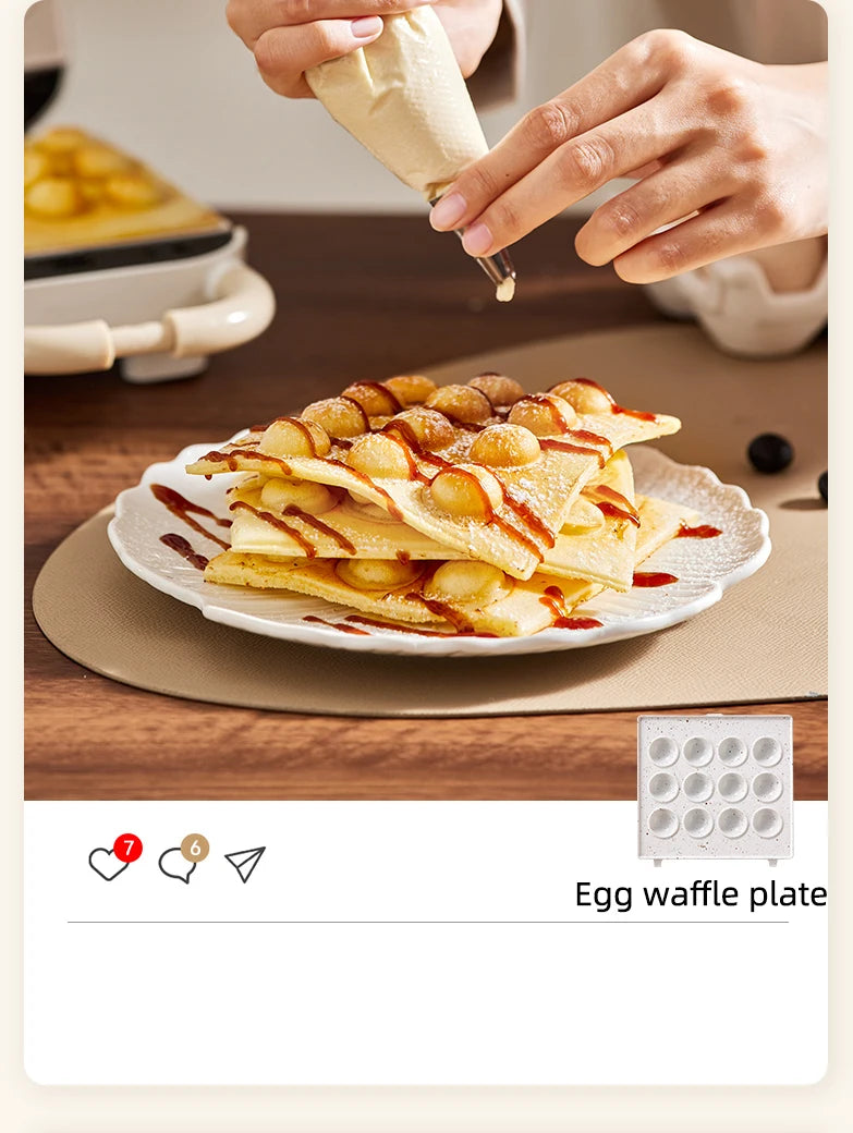 Electric Sandwich Maker Multifunctional Waffle Machine Toaster Baker Breakfast Machine Takoyaki Pancake Donuts Sandwichera 220V.