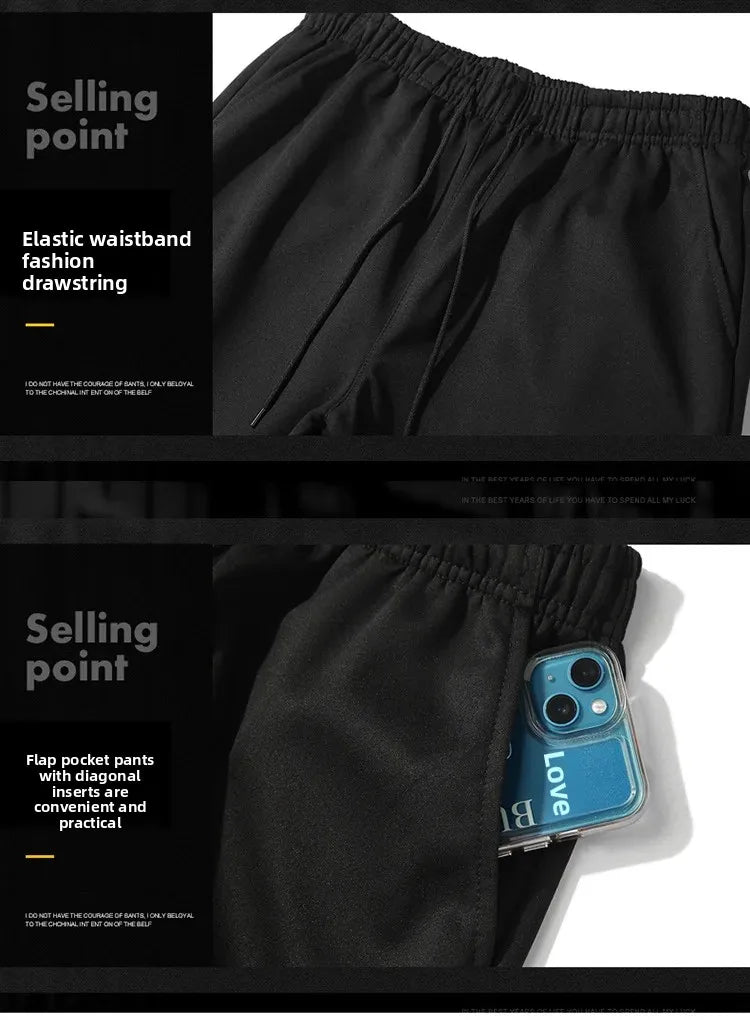 Men's Sportswear Set Spring Autumn Loose Stand Collar Two Pieces Casual Running Outfit Dad Clothes Comfortable Fitness Apparel.