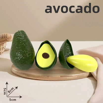 Children's Kitchen Toy Set Simulated Kitchen Cutting Cookware Simulated Fruits Cutting Toys Cooking Accessories for Kids Gift