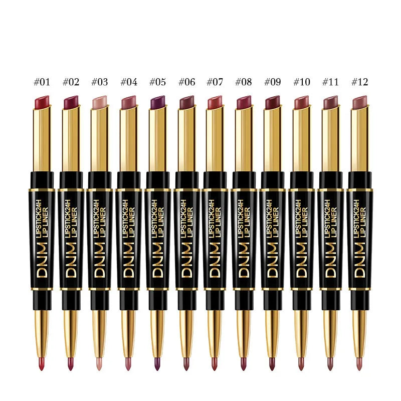 Lipstick Set Sexy Beauty Long Lasting Waterproof Pigment Matte Lipstick Pencils Moisturizer Lips Makeup Kit.