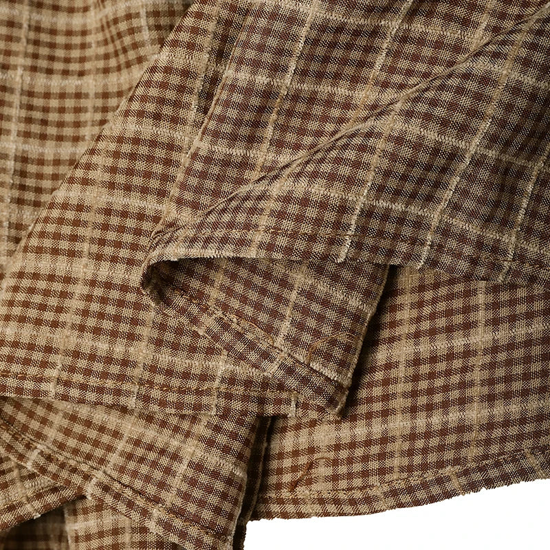 ZANZEA Women's Vintage Gingham Midi Skirts Casual Elastic Waist Gathered A-Line Skirt 2025 Autumn Woman Clothing Bottoms S-3XL.