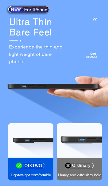 Official Phone Case For IPhone 17 Air 16 15 14 13 11 12 17 Pro Max Plus Silicone Solid Color Fall and Collision Protection Cover.