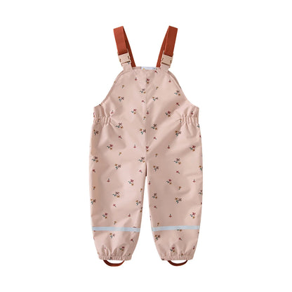 HONEYKING Children's Clothing Sets Raincoat Suit Baby Waterproof Overalls Pants Girls Jumpsuit For Kids Jacket And Trousers Set