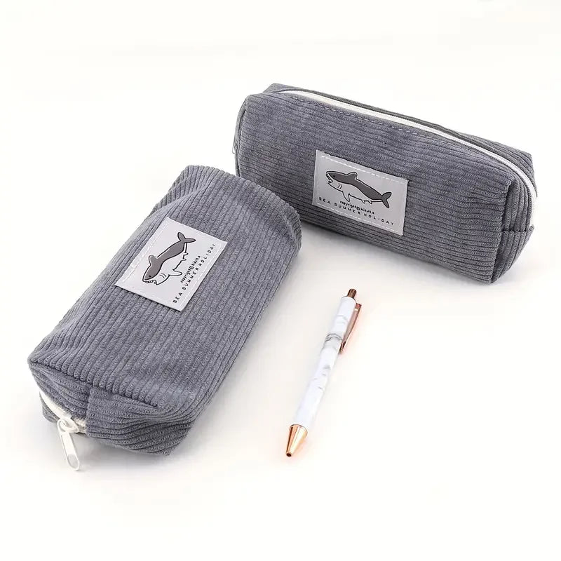 Hai-Federmäppchen für Kinder, Federmäppchen, Stifttasche mit Reißverschluss, Organizer-Taschen für Mädchen, Jungen, Teenager, Frauen, Büro, Studenten, Make-up, Kosmetik.