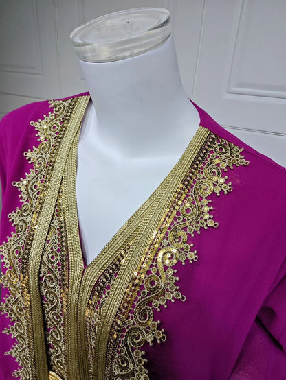 Eid Frauen Abaya Kleid Muslim 2-teiliges Set Strickjacke mit Innenkleid Schnürmantel Kaftan Robe Jalabiya Ramadan Marokko Kaftan 2025