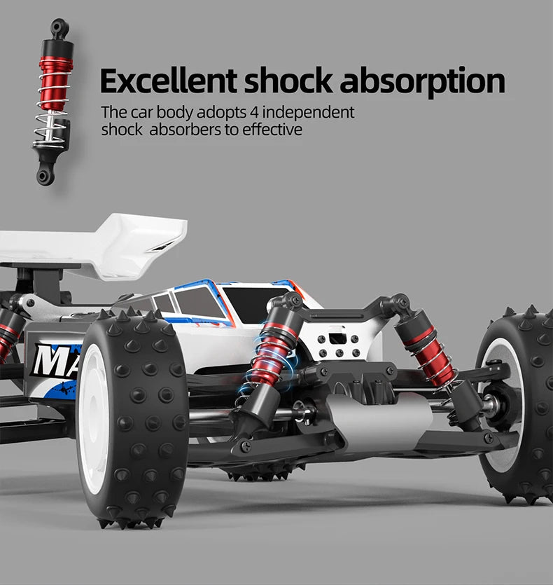 Teeggi S911 PRO 1:16 RC Racing Car 4WD RC CAR 70KM/H High Speed Off-Road Car 2.4G Remote Controller Toy For Children Gifts.