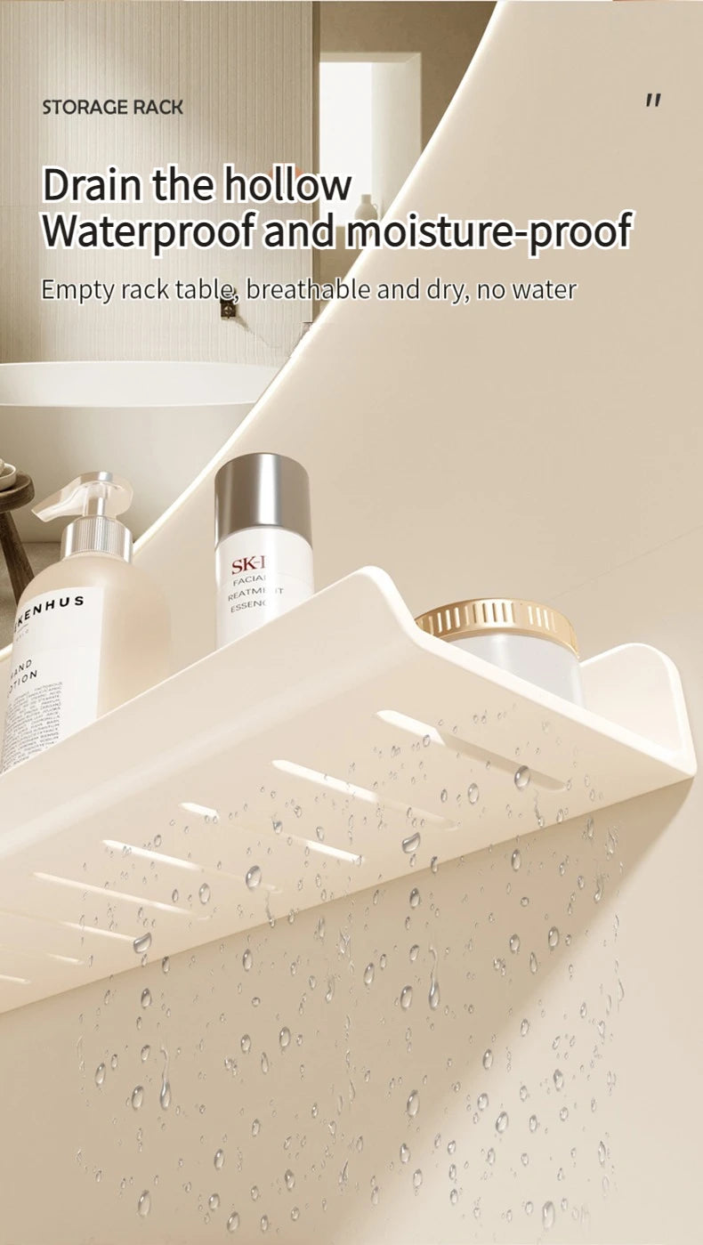 Badezimmerregal, Badezimmerregal, Toilettenlagerregal, Toilette, Küchenraum, Aluminium, zum Aufhängen an der Wand, stanzfreies Regal