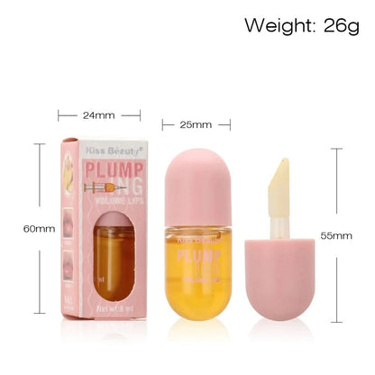 Long Lasting Lip Plumper Oil Instant Volumising Enhancer Lip Serum Collagen Lips Volume Lipgloss Sexy Cosmetic Volume Increases.