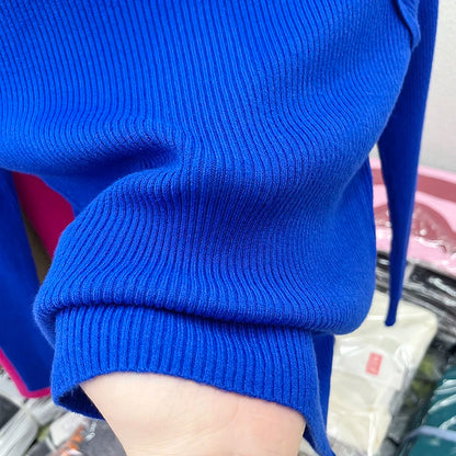 2025 weibliche Casual Pullover Herbst Winter Sexy Aushöhlen Frauen Pullover Schlank Vintage Jumper Weiche Warme Pull Gestrickte Pullover Tops.