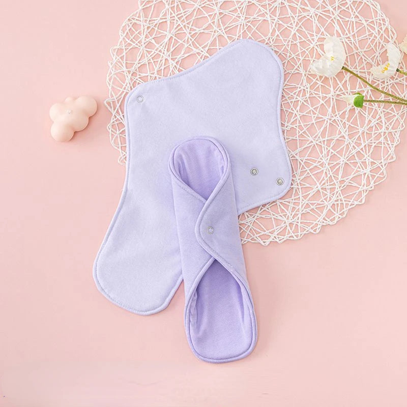Waterproof Urine Barrier Washable Panties Liners Pad Menstrual Sanitary Napkin Reuse Snap Button Leak-proof Cotton Underwear.