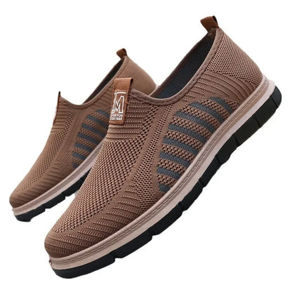 Men's Casual Sneakers Spring Summer Breathable Mesh Lightweight Soft Sole Antimicrobial Free Shipping Shoes.