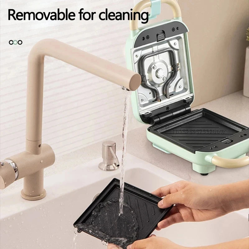 650W Electric Sandwich Maker Waffle Machine Toaster Baker Takoyaki Pancake Donuts Sandwichera Breakfast Machine 220V.