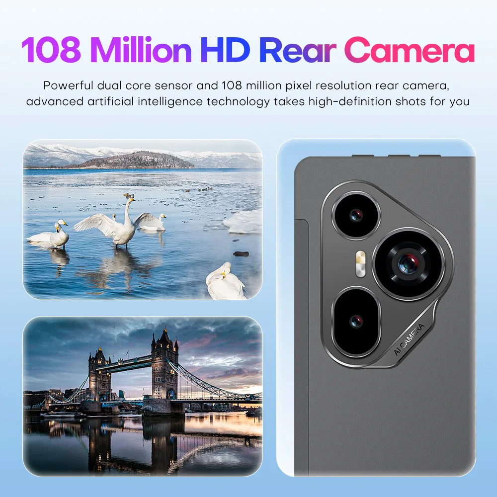 Original Tablet Pad 7 Ultra 11 Inch 16GB RAM 1TB ROM tablet Android 14 Core Pad Tablet PC Phone Dual Wifi tablette  8800mah.