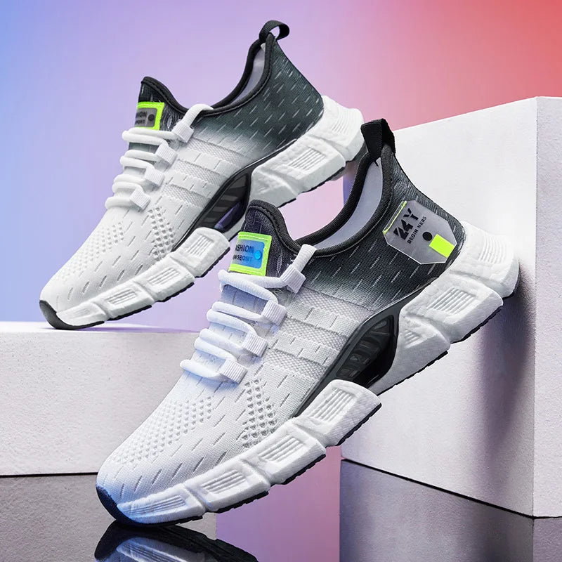 New Fashion Runnning Sport Shoes Men Sneakers Lightweight Breathable Mesh Comfortable Men's Casual Shoes Outdoor Jogging Zapatos.