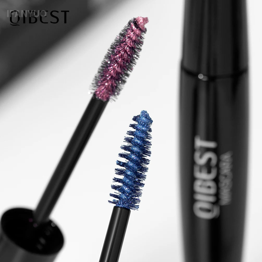 5 Colors Diamond Shimmering Mascara Long Lasting Makeup 3D Volume Eyelashes Curling Glitter Mascara Eye Lash Female Cosmetic.