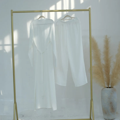 Muslim Abaya Two Piece Muslim Set for Woman Ramadan Dress Islamic