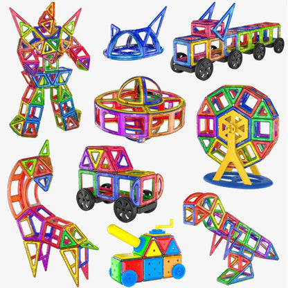 1pcs Big Size Magnetic Designer Magnet Building Blocks Accessories Educational Model Constructor Toys For Children Gifts.