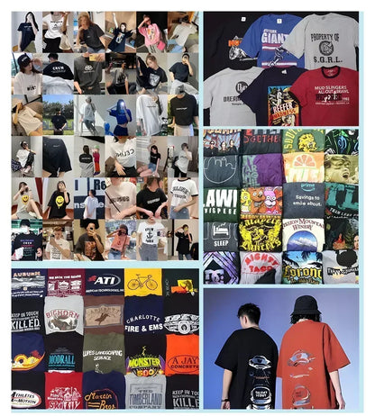 I Am Broken I Am OK Street Funny T-Shirt For Men Fashion Casual Loose Cotton Clothing Crewneck Breathable Tshirt Hip Hop Tees.