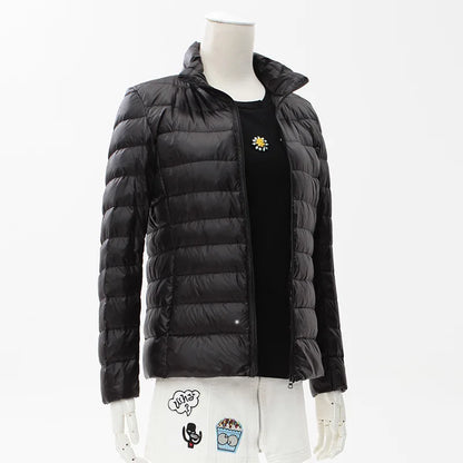 13 Farben Frauen Frühling Puffer Mantel 2023 Neuheiten Ultra Licht Weiße Ente Unten Jacke Koreanische Slim Fit Kurze Parkas.