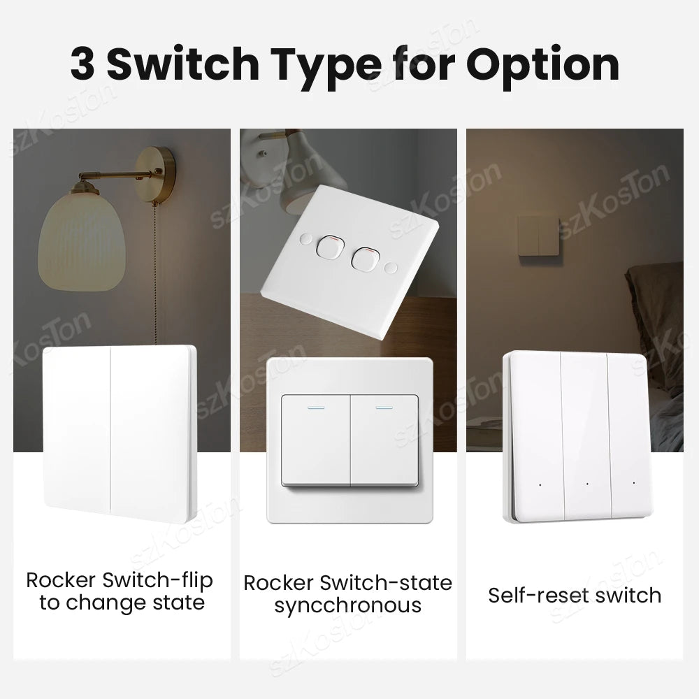1/2/3 Gang Tuya ZigBee Smart Switch Modul Benötigt Neutralleiter Smart Life App Automatisierung DIY Breaker Funktioniert mit Alexa Google Home.
